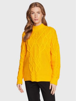 Relaxed пуловер Tommy Hilfiger жълто