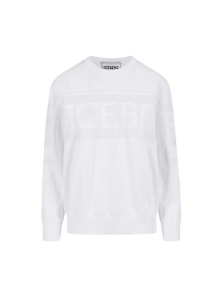 Biały sweter Iceberg