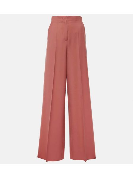 Vida byxor i ull Max Mara rosa