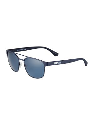 Слънчеви очила Emporio Armani синьо