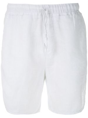 Shorts de sport en lin Handred blanc