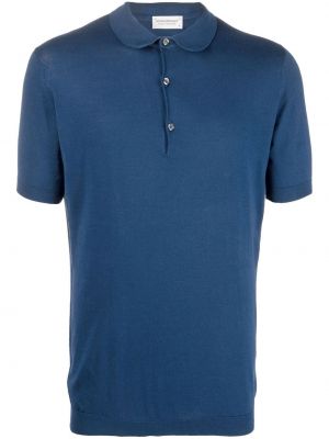Polo marškinėliai John Smedley mėlyna