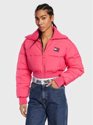 Giacca di jeans Tommy Jeans rosa