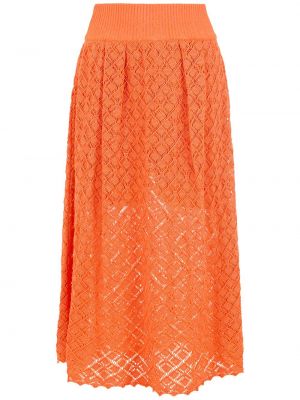 Pletená sukně Nk - oranžová
