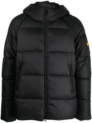 Prošivena pernata jakna Barbour crna