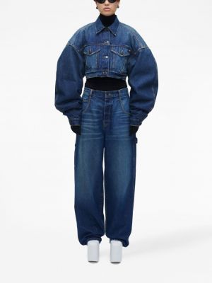 Veste en jean à manches bouffantes Marc Jacobs bleu