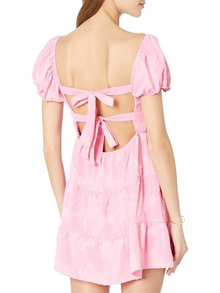 Платье мини в цветочек Show Me Your Mumu розовое