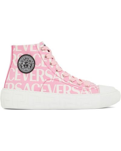 Sneakerși Versace roz