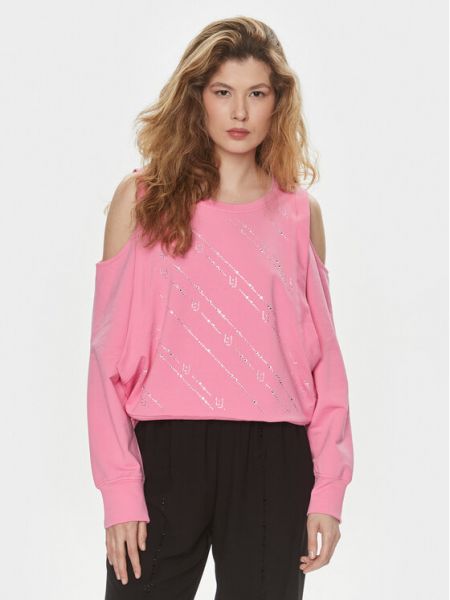Bluza dresowa Liu Jo Sport różowa