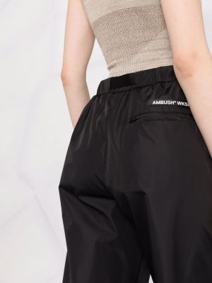 Sportovní kalhoty z nylonu Ambush černé