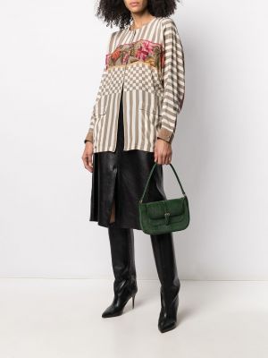 Geblümt bluse mit print Versace Pre-owned