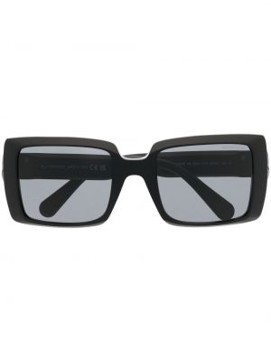 Oversize слънчеви очила Moncler Eyewear черно