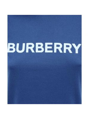 Top de algodón Burberry azul