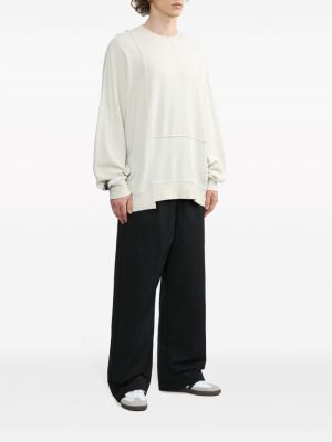 Asimetriškas medvilninis džemperis Izzue pilka