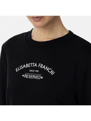 Sweatshirt Elisabetta Franchi schwarz