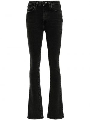 Skinny fit džínsy s nízkym pásom 3x1 čierna