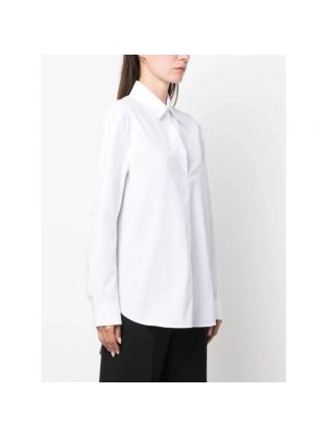 Blusa de algodón Lanvin blanco