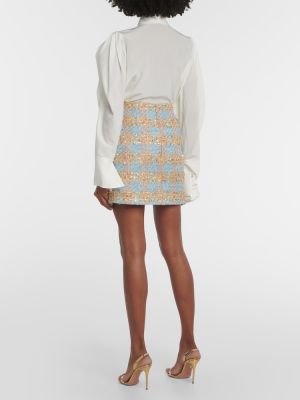 Mini spódniczka tweedowa Nina Ricci