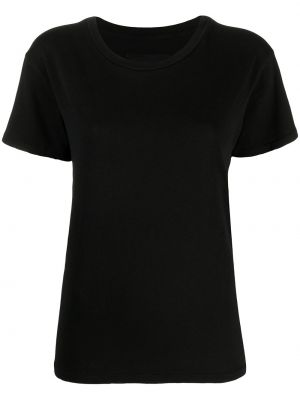 Βαμβακερή μπλούζα Nili Lotan μαύρο