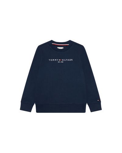 Tommy Hilfiger Bluză Essential Sweatshirt KS0KS00212 Bleumarin Regular Fit