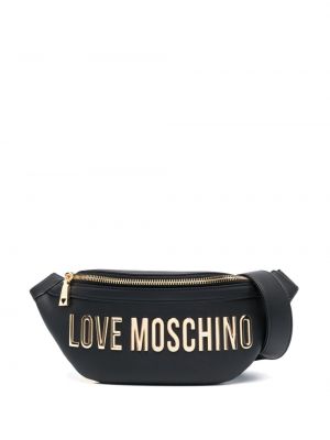 Pasek z nadrukiem Love Moschino