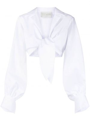 Риза Woera бяло
