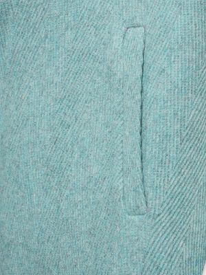 Tweed kurzmantel Maria De La Orden himmelblau