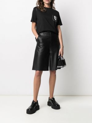 Camiseta con bolsillos Karl Lagerfeld negro