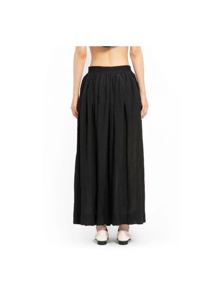 Falda larga de cintura alta Uma Wang negro