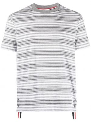 Bavlnené tričko Thom Browne sivá