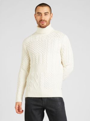 Džemperis ar augstu apkakli Matinique balts