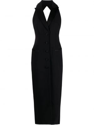 Sukienka koktajlowa Versace czarna