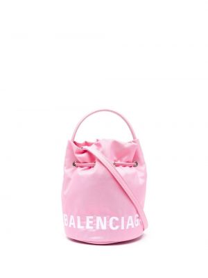 Brodert veske Balenciaga rosa