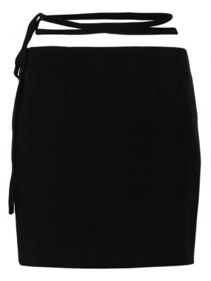 Mini spódniczka asymetryczna Sportmax czarna
