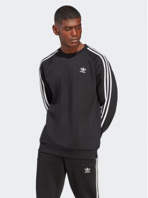 Sweat zippé à rayures Adidas noir