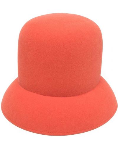 Sombrero de fieltro Nina Ricci naranja