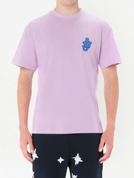 Marškinėliai Jw Anderson violetinė