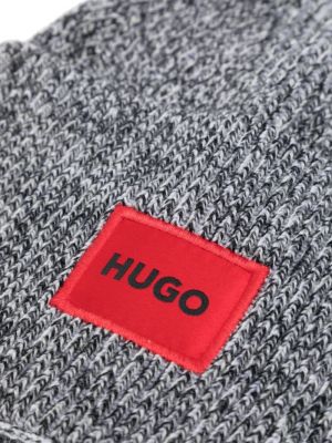 Strick mütze Hugo grau