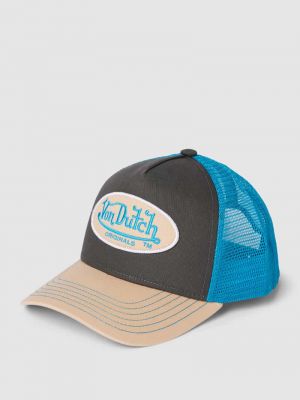 Niebieska czapka z daszkiem Von Dutch