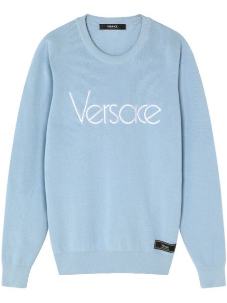 Pullover mit stickerei Versace