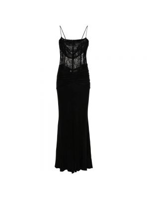 Sukienka długa Alessandra Rich czarna