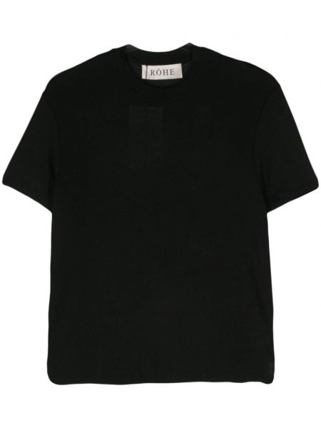 Тениска Róhe черно