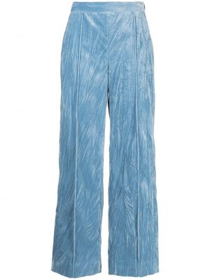 Žametne ravne hlače iz rebrastega žameta Rachel Comey