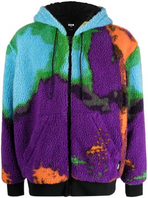 Abstrakter hoodie mit print Msgm