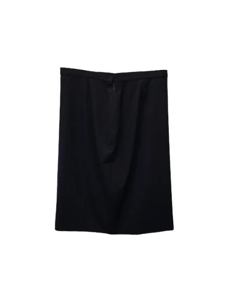 Falda de lana Armani Pre-owned negro