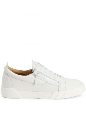 Læder sneakers Giuseppe Zanotti hvid