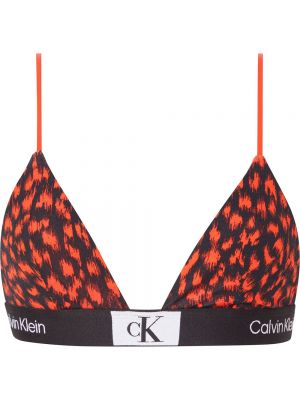 Бюстгальтер Calvin Klein Unlined Triangle оранжевый