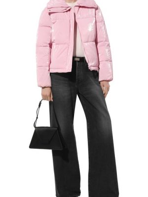 Утепленная куртка Hugo розовая