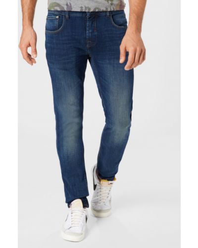 Straight leg jeans Solid blu