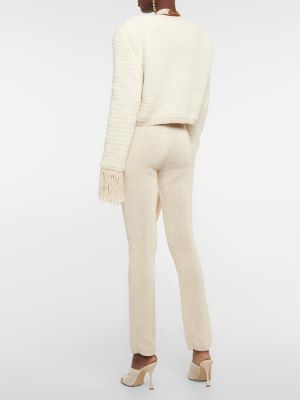 Pantalones ajustados Magda Butrym blanco